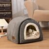 Foldable Cat Cave Bed — Anti-Slip, Water-Resistant Base — image 3 Foldable Cat Cave Bed — Anti-Slip, Water-Resistant Base