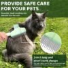 Self-Cleaning Knot Remover Comb — Dematting Tool for Long-Haired Cats & Dogs