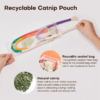 Cat Chew Ropes with Refillable Catnip — 3 Pack Dental Toy