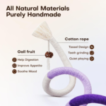 Cat Chew Ropes with Refillable Catnip — 3 Pack Dental Toy