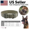 Tactical Dog Collar — 1000D Nylon, Neoprene Lined, Metal Buckle