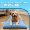 Extra-Large Cooling Mat Dog Bed — Ultra-Soft 8-Compartment Summer Pad