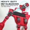 Heavy-Duty 1000D Nylon Dog Harness — No-Pull, Reflective, Sizes S–XL — image 3 Heavy-Duty 1000D Nylon Dog Harness — No-Pull, Reflective, Sizes S–XL