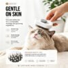 Self-Cleaning Slicker Brush for Dogs & Cats — One-Click Hair Release