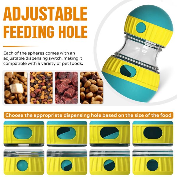 Adjustable Dog Puzzle Treat Ball — Slow Feeder & Boredom Buster