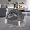 Portable Cat Tent Bed — Foldable Indoor Tent with Washable Cushion — image 2 Portable Cat Tent Bed — Foldable Indoor Tent with Washable Cushion