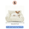 Fluffy Cat Couch Bed — Soft Corduroy Fleece Pet Sofa — image 3 Fluffy Cat Couch Bed — Soft Corduroy Fleece Pet Sofa