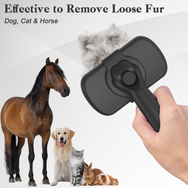 Self-Cleaning Deshedding Brush — Skin-Friendly Tool for Dogs, Cats & Puppies — image 4 Self-Cleaning Deshedding Brush — Skin-Friendly Tool for Dogs, Cats & Puppies