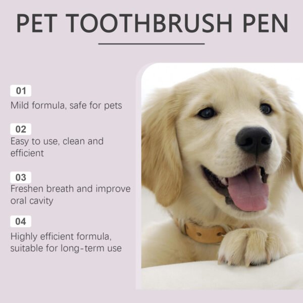 Pet Dental Pen, 2-Pack — Targeted Gel Applicator for Dogs & Cats