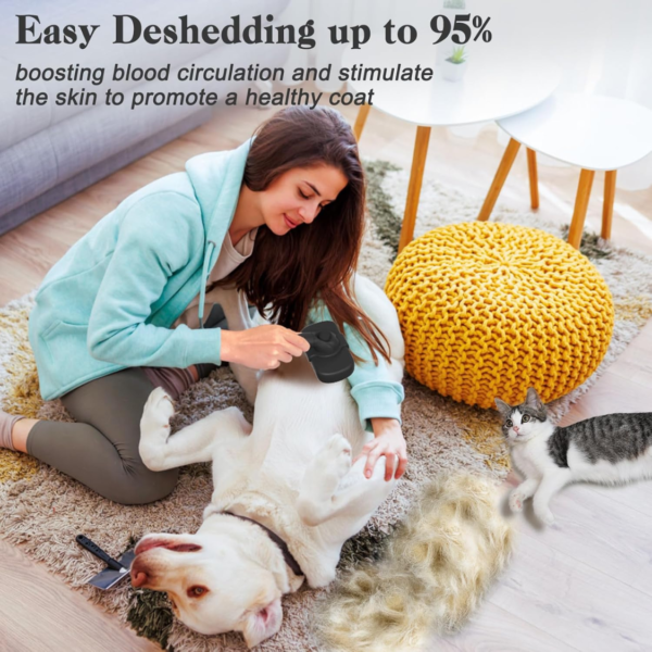 Self-Cleaning Deshedding Brush — Skin-Friendly Tool for Dogs, Cats & Puppies — image 2 Self-Cleaning Deshedding Brush — Skin-Friendly Tool for Dogs, Cats & Puppies