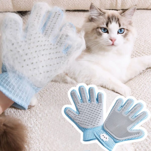 Double-Sided Grooming Glove — Deshedding & Massage Mitt for Cats & Dogs